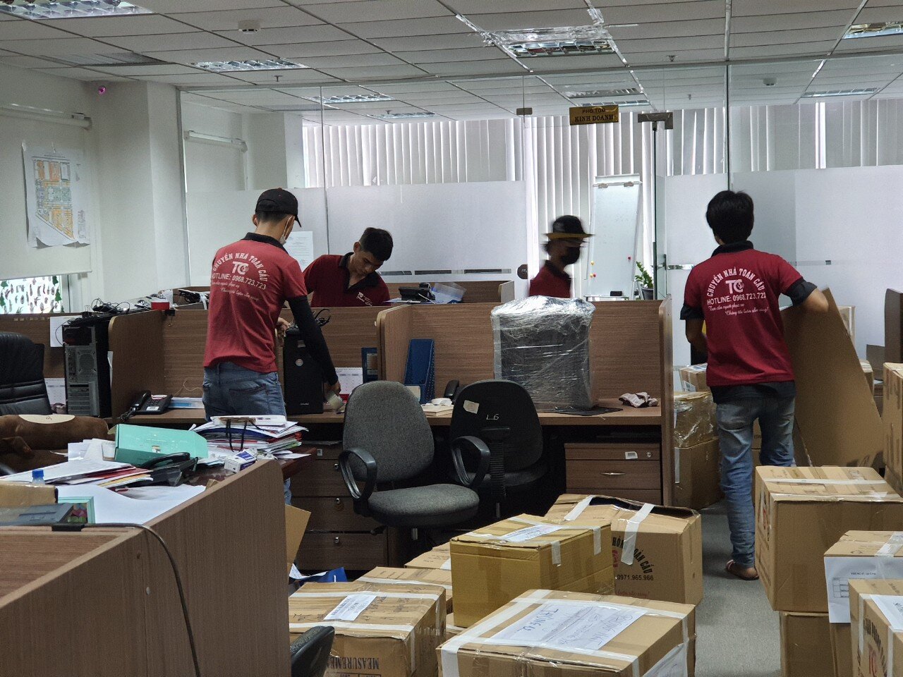 Dịch vụ chuyển văn phòng trọn gói quận Bình Thạnh